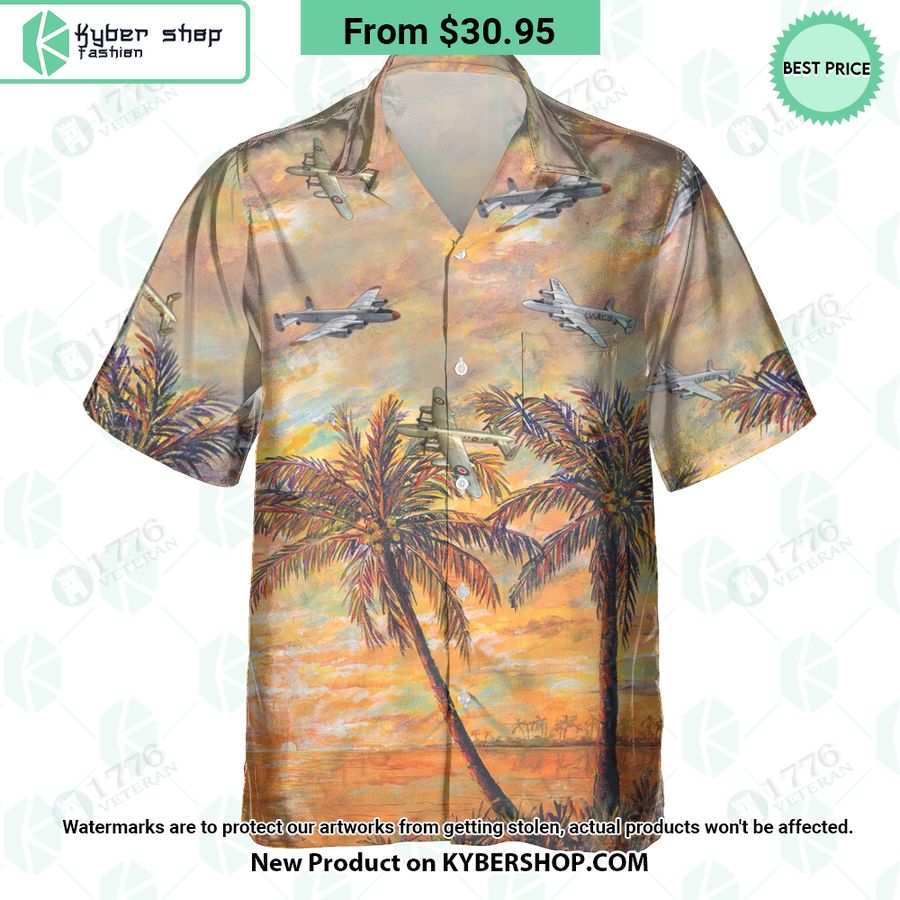 Avro Lancastrian Hawaiian Shirt