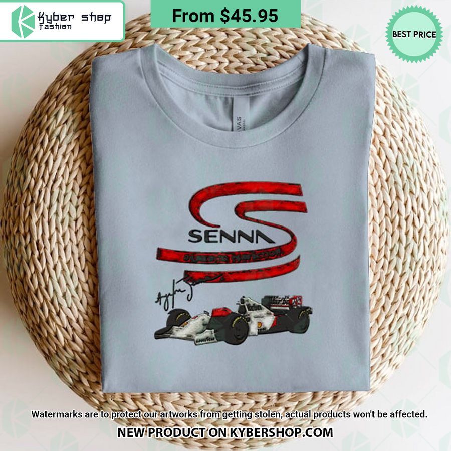 Ayrton Senna Embroidered Shirt