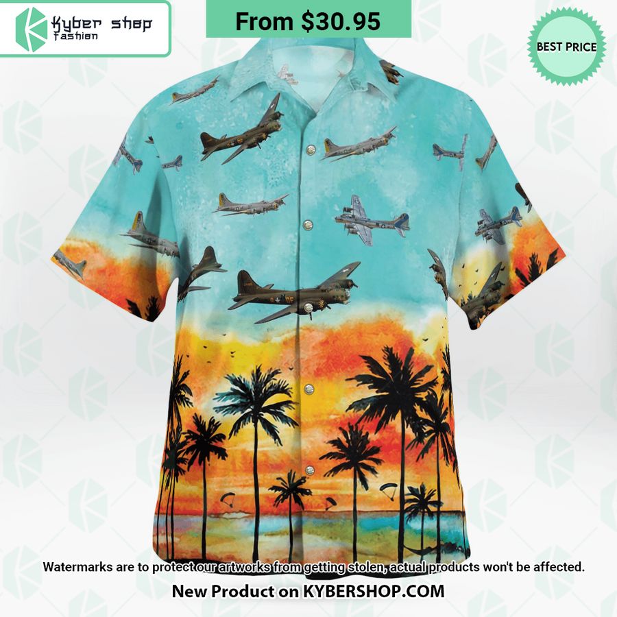 B-17 Flying Fortress Hawaiian Shirt