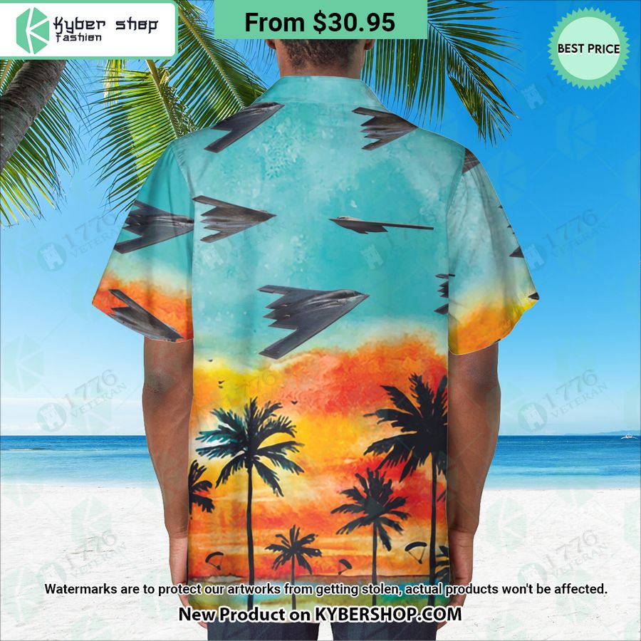 B-21 Raider Sunset Hawaiian Shirt
