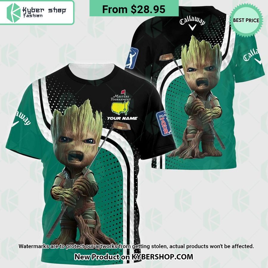Baby Groot Callaway Golf Masters Tournament CUSTOM Hoodie