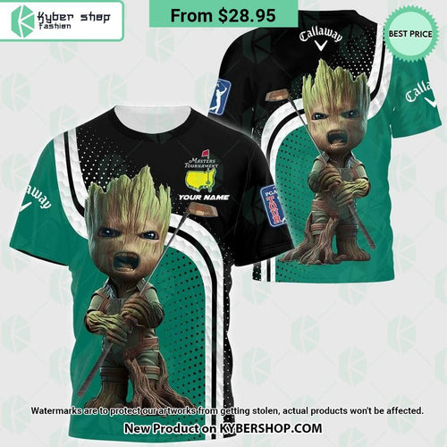 Baby Groot Callaway Golf Masters Tournament CUSTOM Hoodie