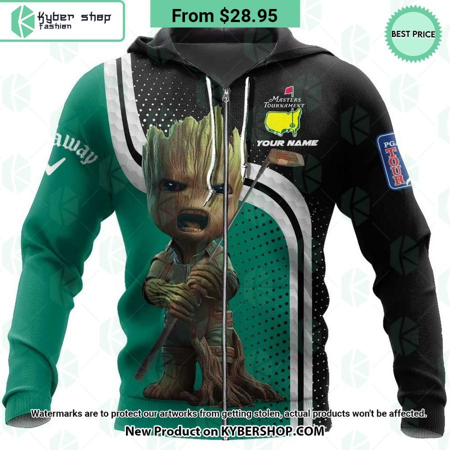 Baby Groot Callaway Golf Masters Tournament CUSTOM Hoodie