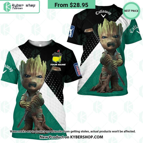 Baby Groot Callaway Masters Tournament CUSTOM Hoodie