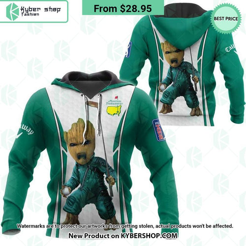 Baby Groot Callaway Masters Tournament Hoodie