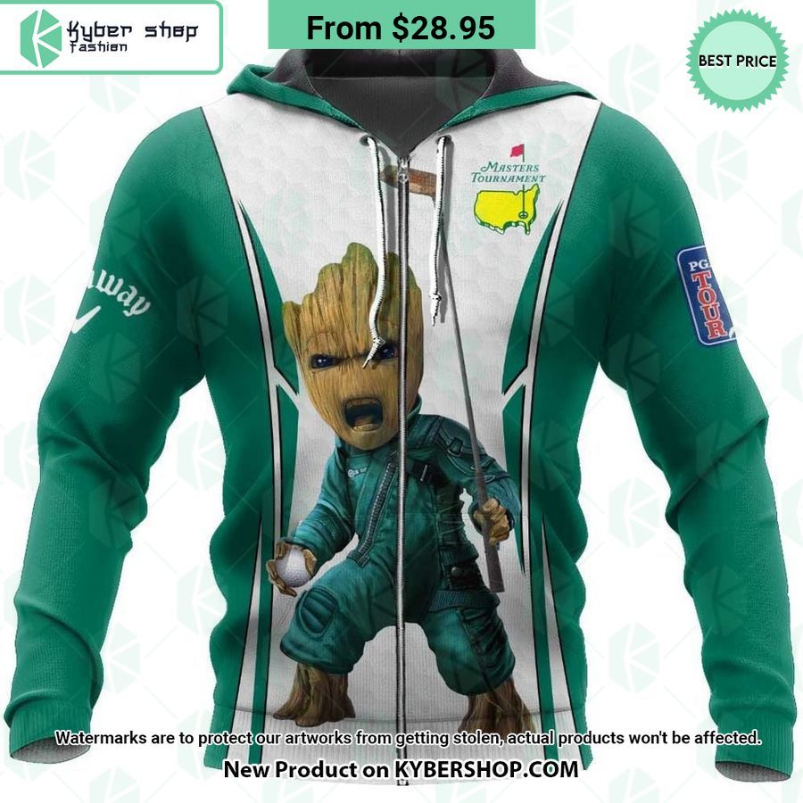 Baby Groot Callaway Masters Tournament Hoodie