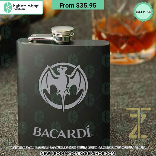 Bacardi Hip Flask