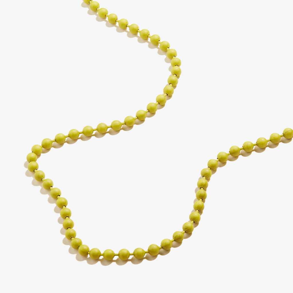 Yellow Ball Chain Necklace T-Shirts