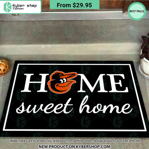 Baltimore Orioles Home Sweet Home Doormat