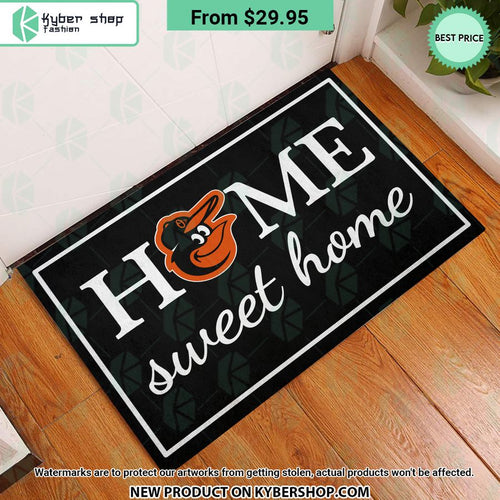 Baltimore Orioles Home Sweet Home Doormat
