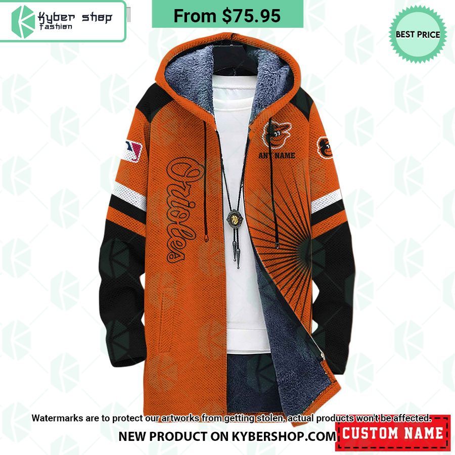 Baltimore Orioles MLB CUSTOM Fleece Windbreaker Jacket