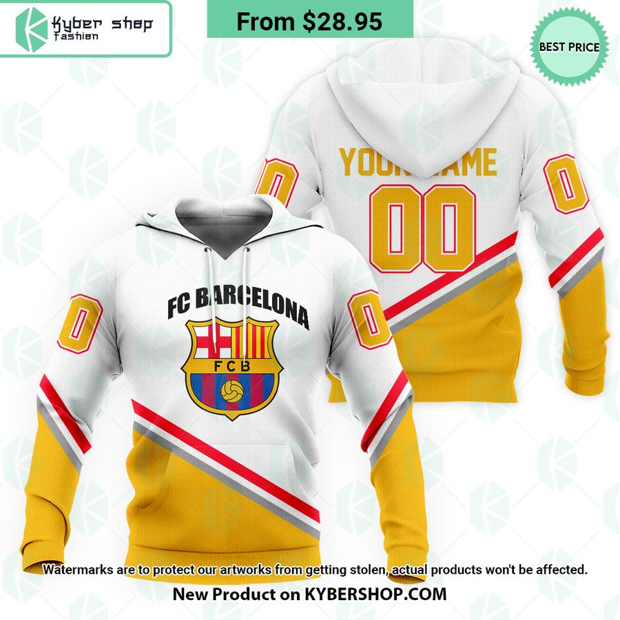 Barcelona FC Logo CUSTOM Hoodie