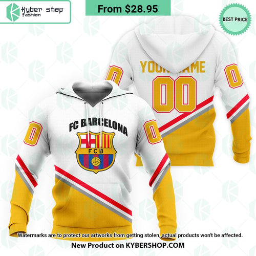 Barcelona FC Logo CUSTOM Hoodie