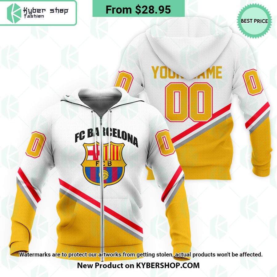 Barcelona FC Logo CUSTOM Hoodie