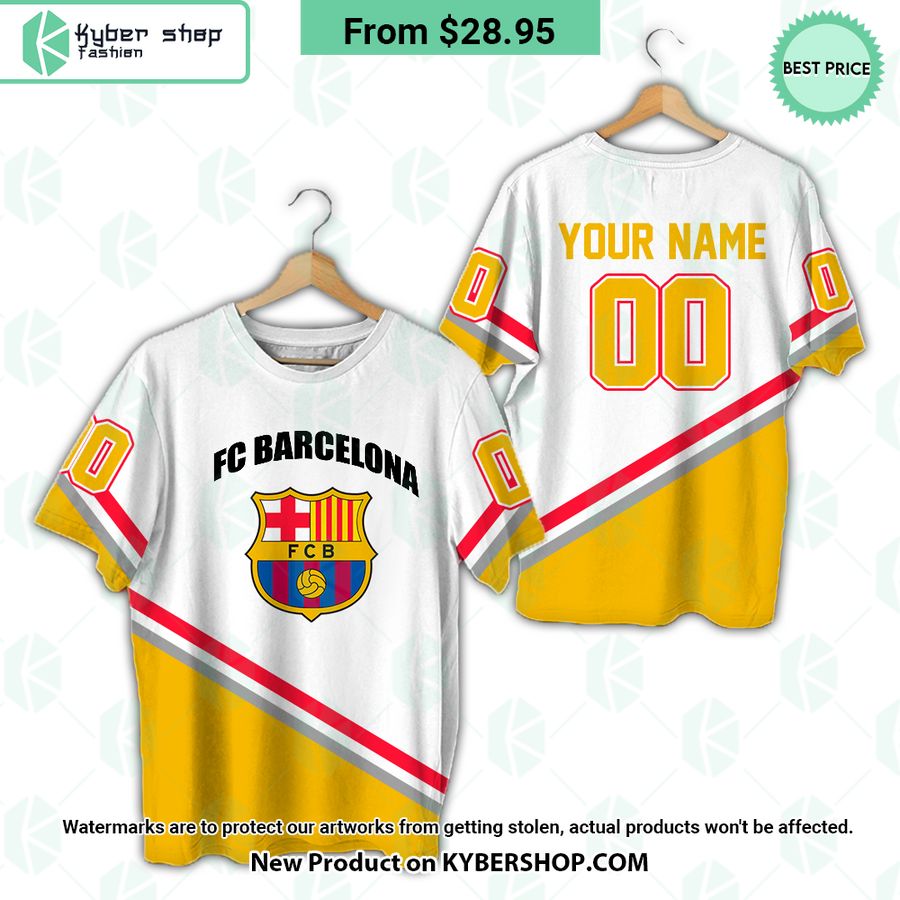 Barcelona FC Logo CUSTOM Hoodie