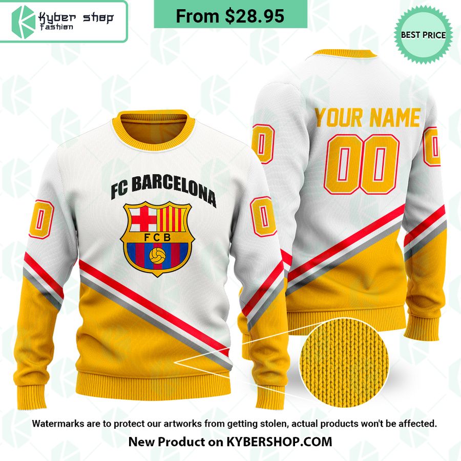 Barcelona FC Logo CUSTOM Hoodie