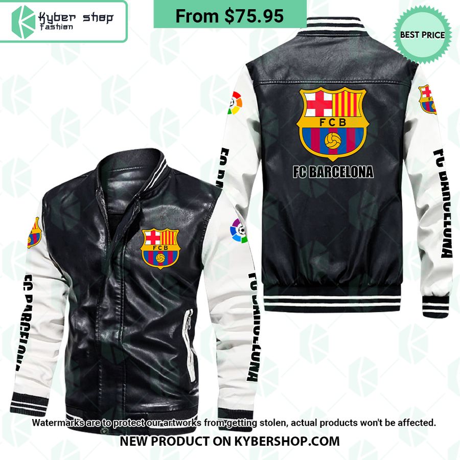Barcelona Leather Bomber Jacket