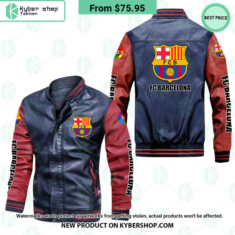 Barcelona Leather Bomber Jacket