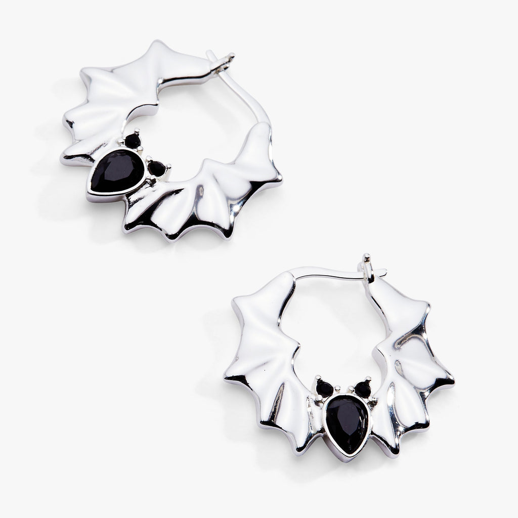 Crystal Bat Hoop Earrings T-Shirts