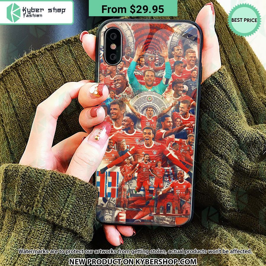 Bayern Munchen Glass Phone Case