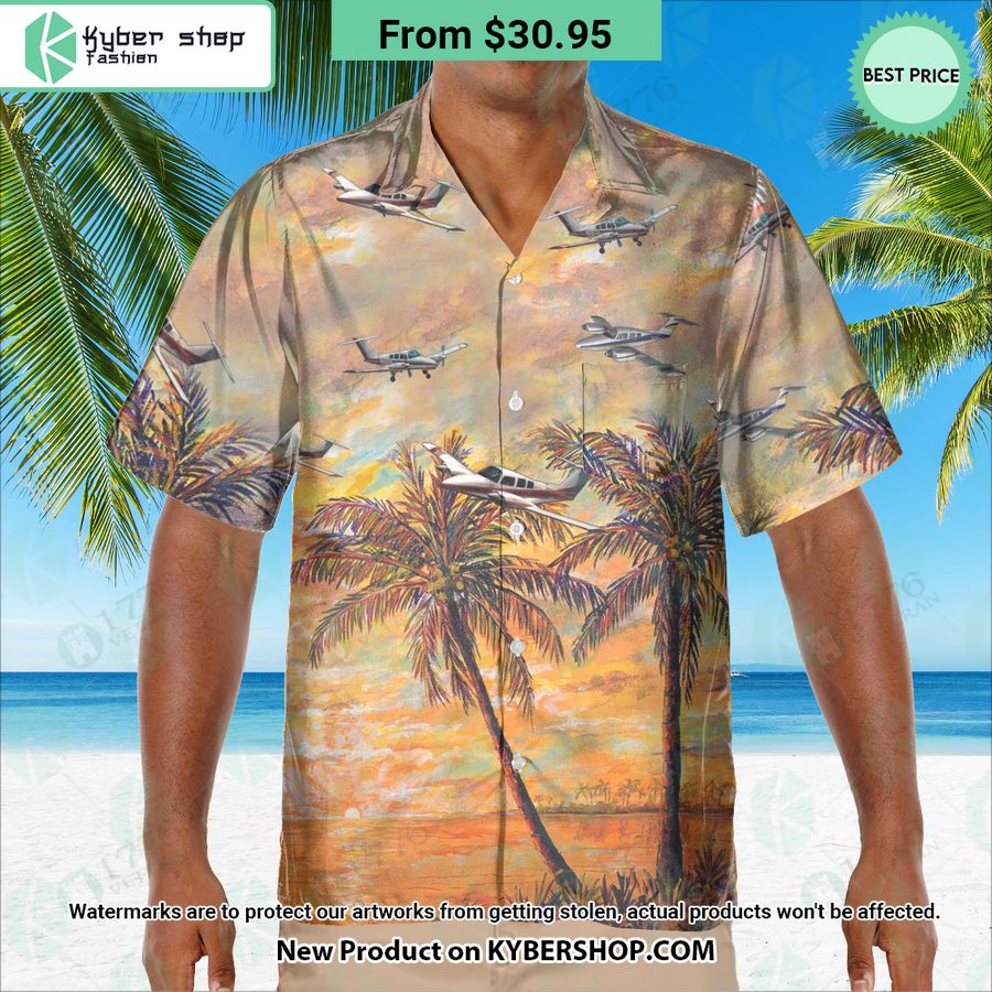 Beechcraft Duchess Hawaiian Shirt