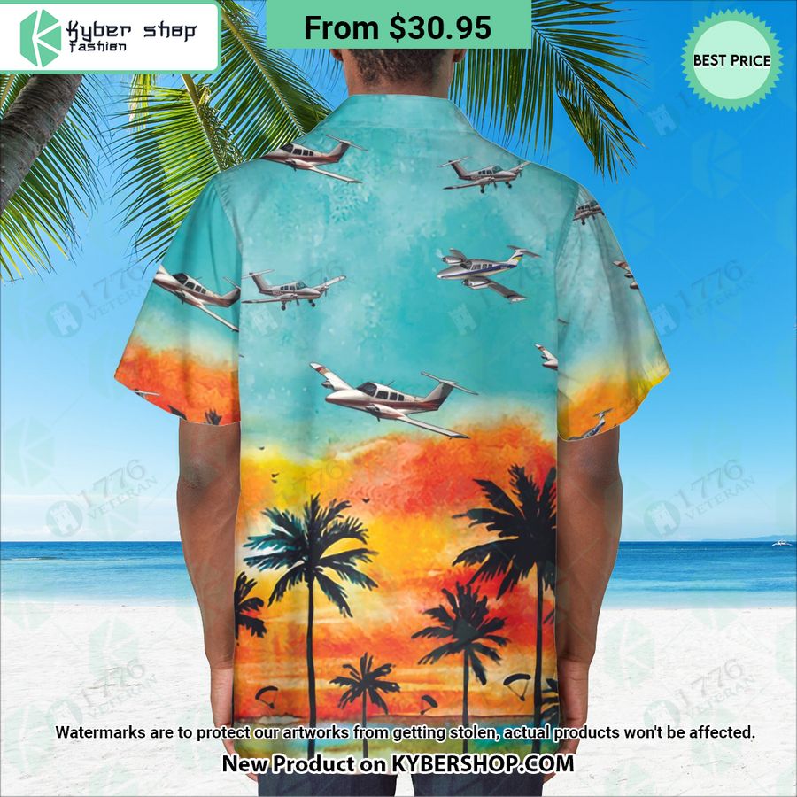 Beechcraft Duchess Sunset Hawaiian Shirt