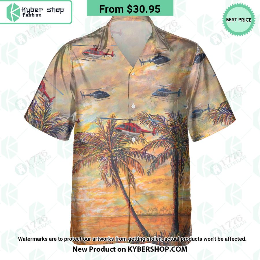 Bell 407 Hawaiian Shirt