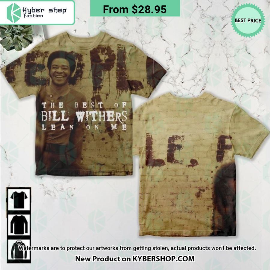 Bill Withers Lean On Me Album Shirt