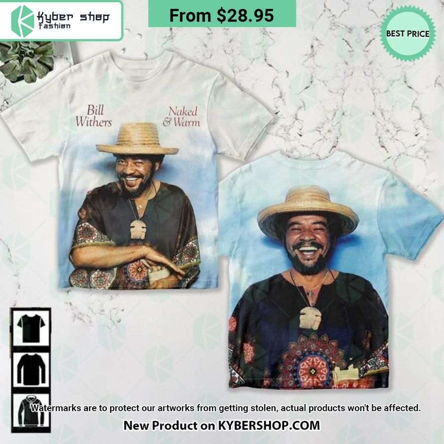 Bill Withers Naked & Warm Album Shirt