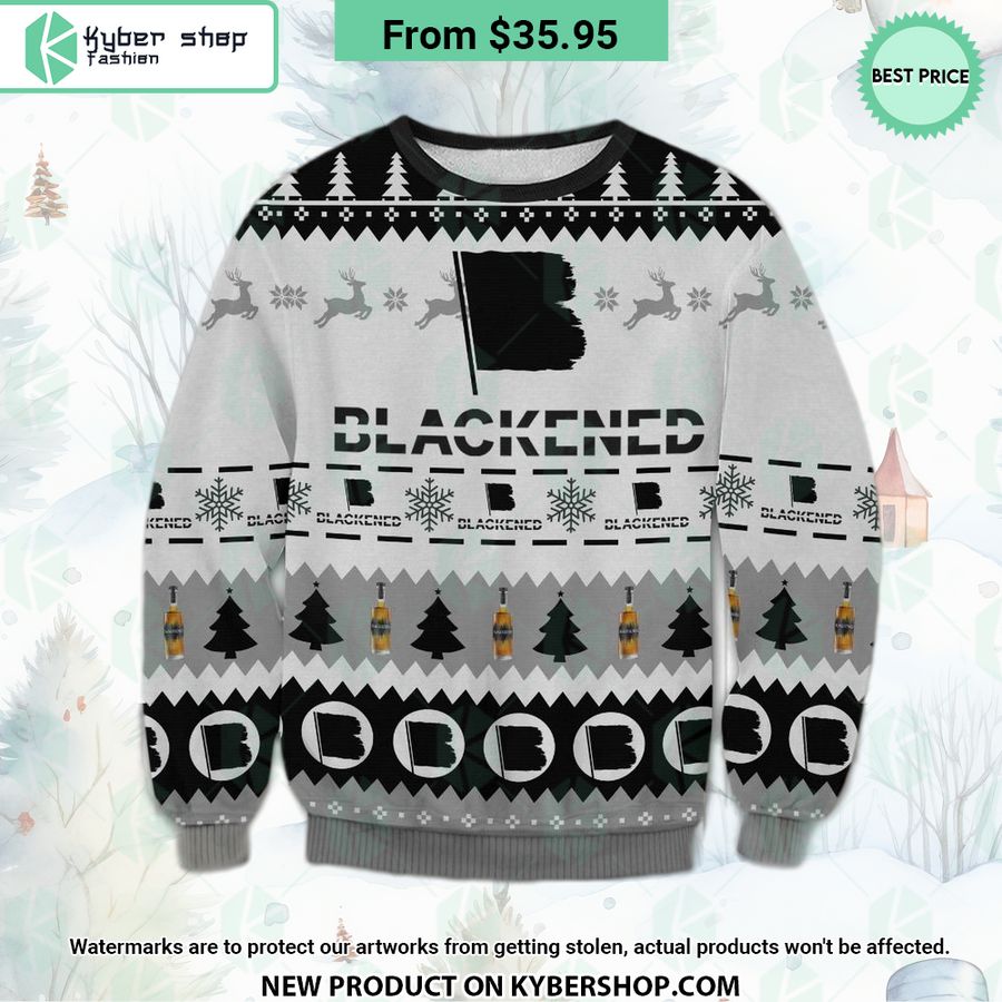 Black Velvet Christmas Sweater