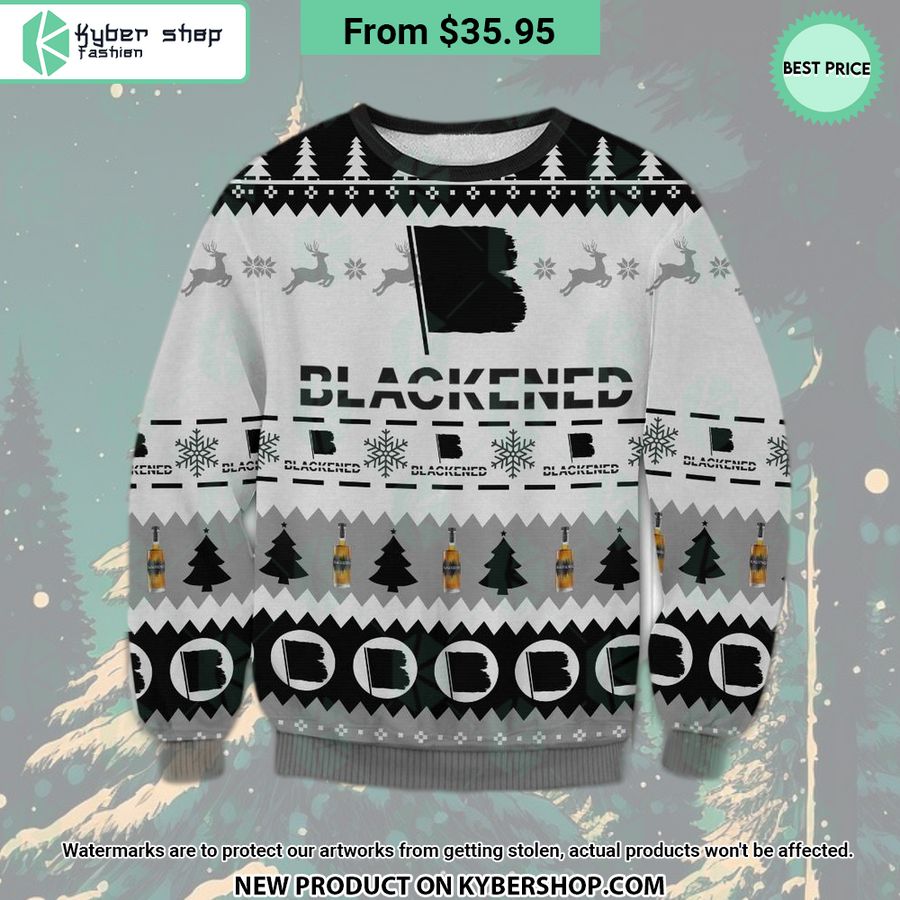 Black Velvet Christmas Sweater
