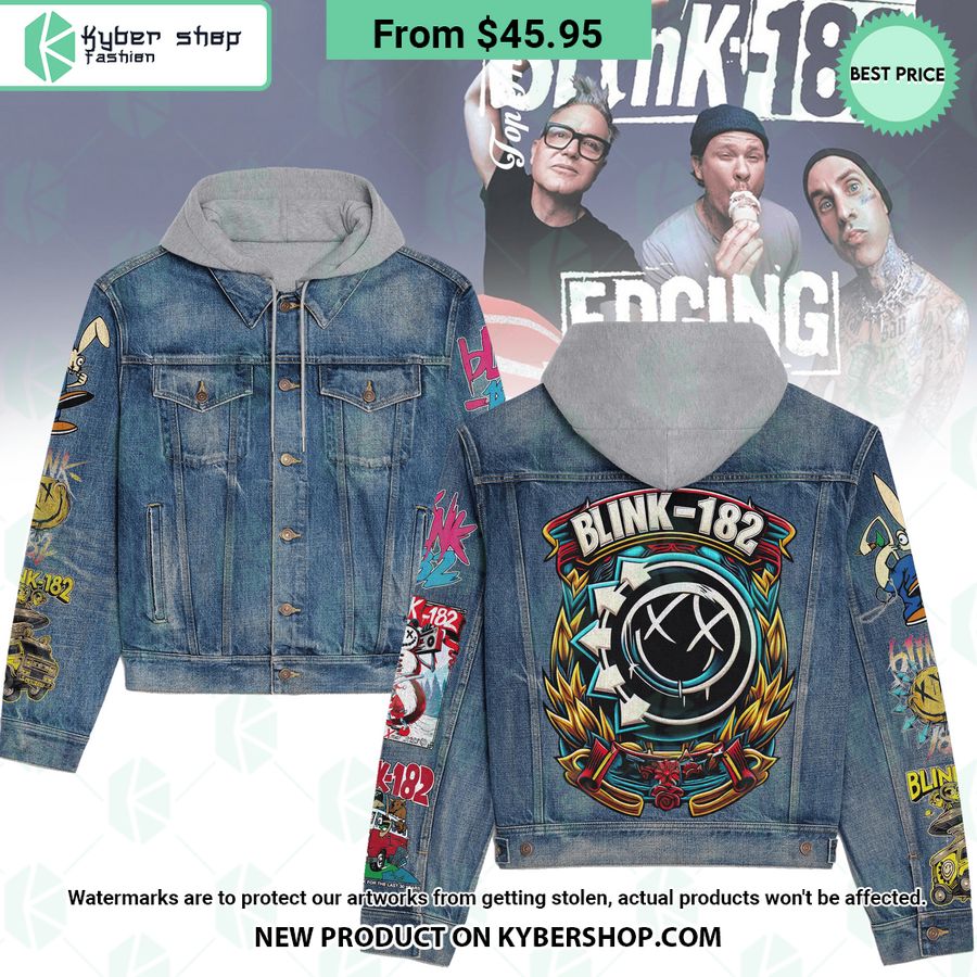 Blink-182 Hooded Denim Jacket