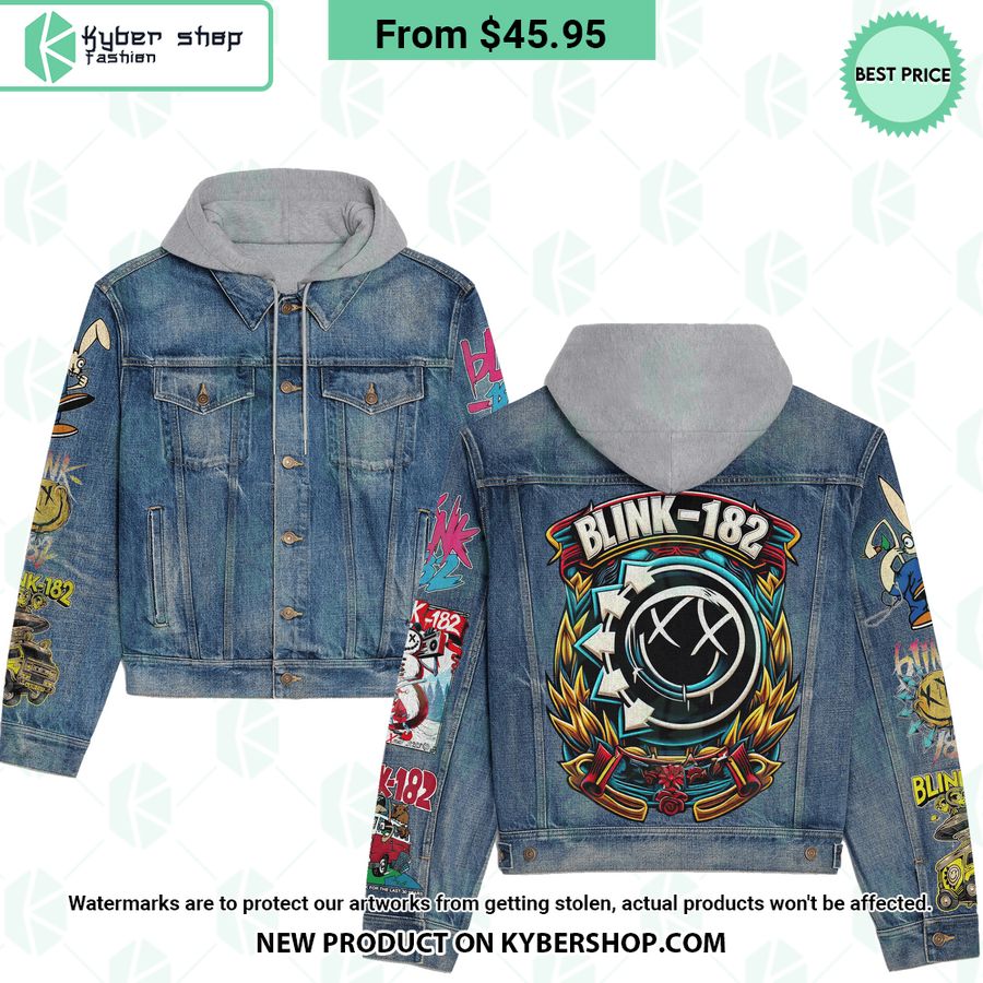 Blink-182 Hooded Denim Jacket