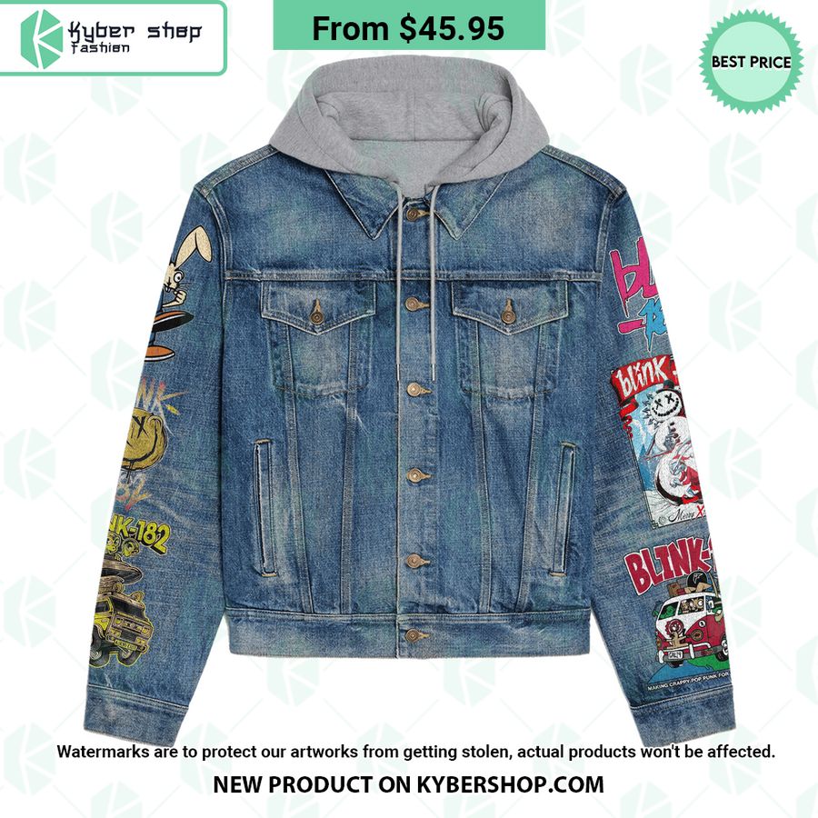 Blink-182 Hooded Denim Jacket