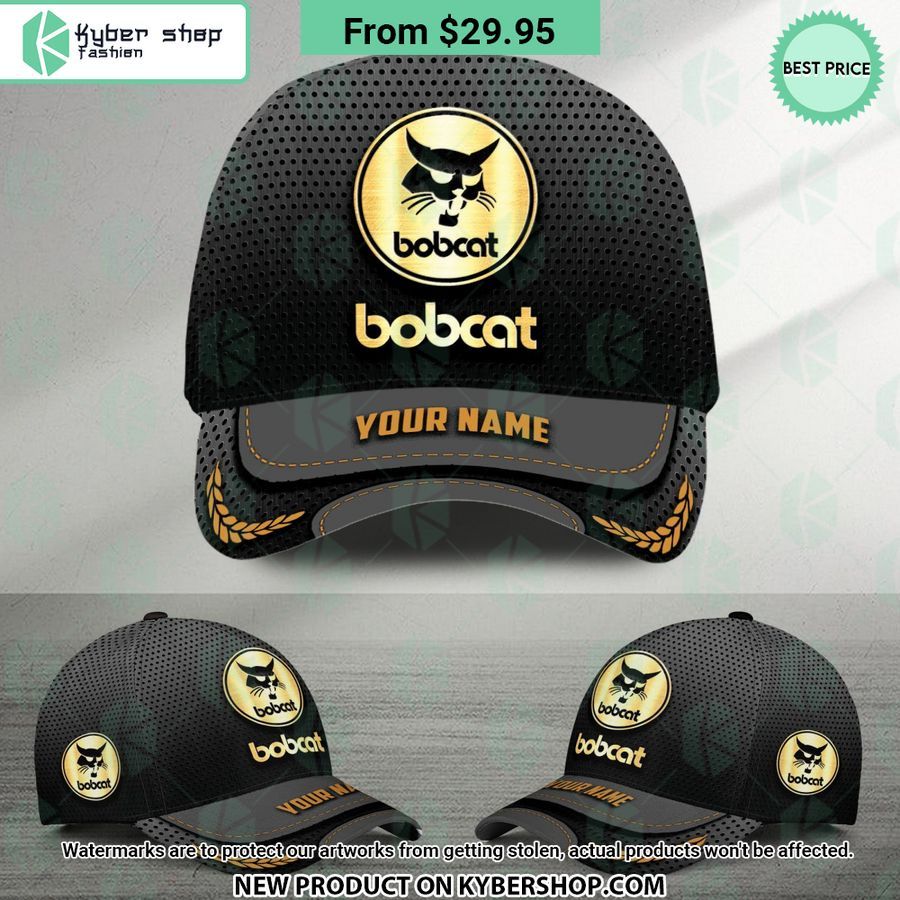 Bobcat Custom Name Cap
