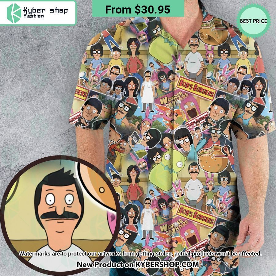 Bob’s Burger Wonder Wharf Hawaiian Shirt