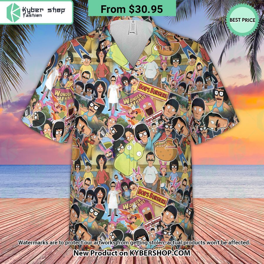 Bob’s Burger Wonder Wharf Hawaiian Shirt