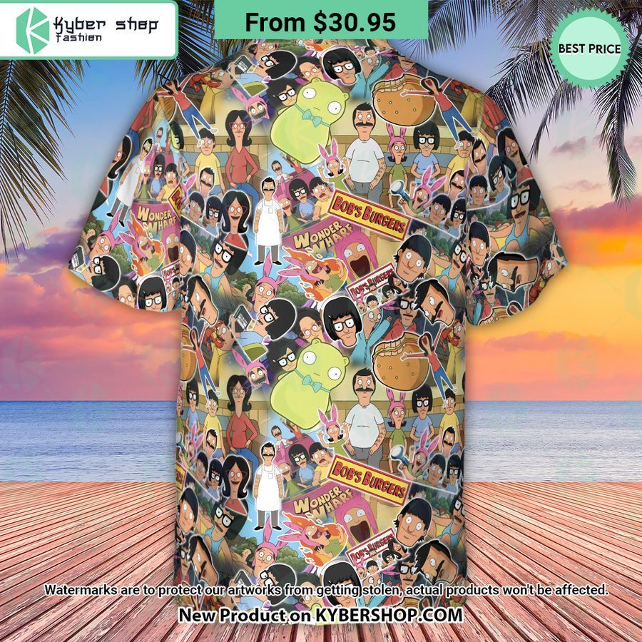 Bob’s Burger Wonder Wharf Hawaiian Shirt