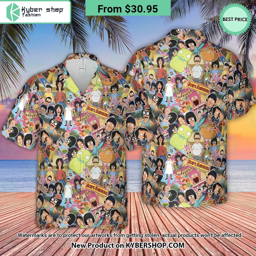 Bob’s Burger Wonder Wharf Hawaiian Shirt
