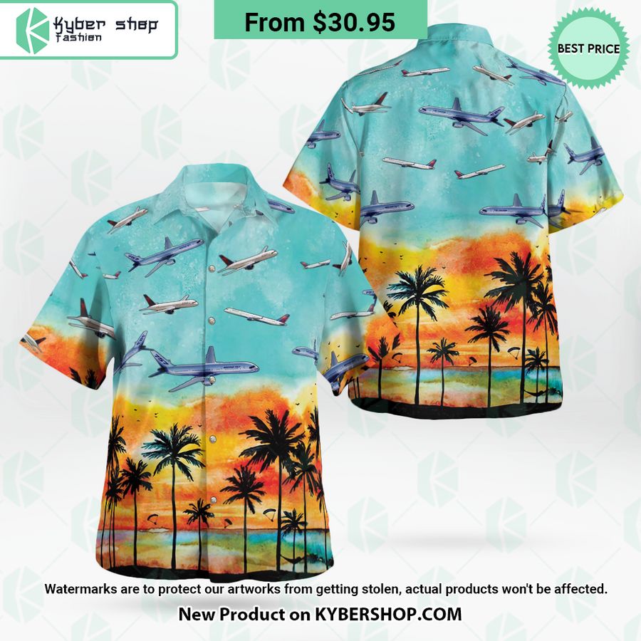 Boeing-757 Hawaiian Shirt