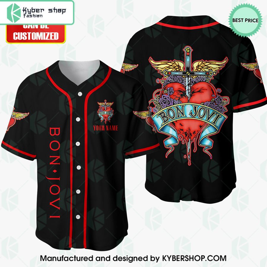 Bon Jovi CUSTOM Baseball Jersey
