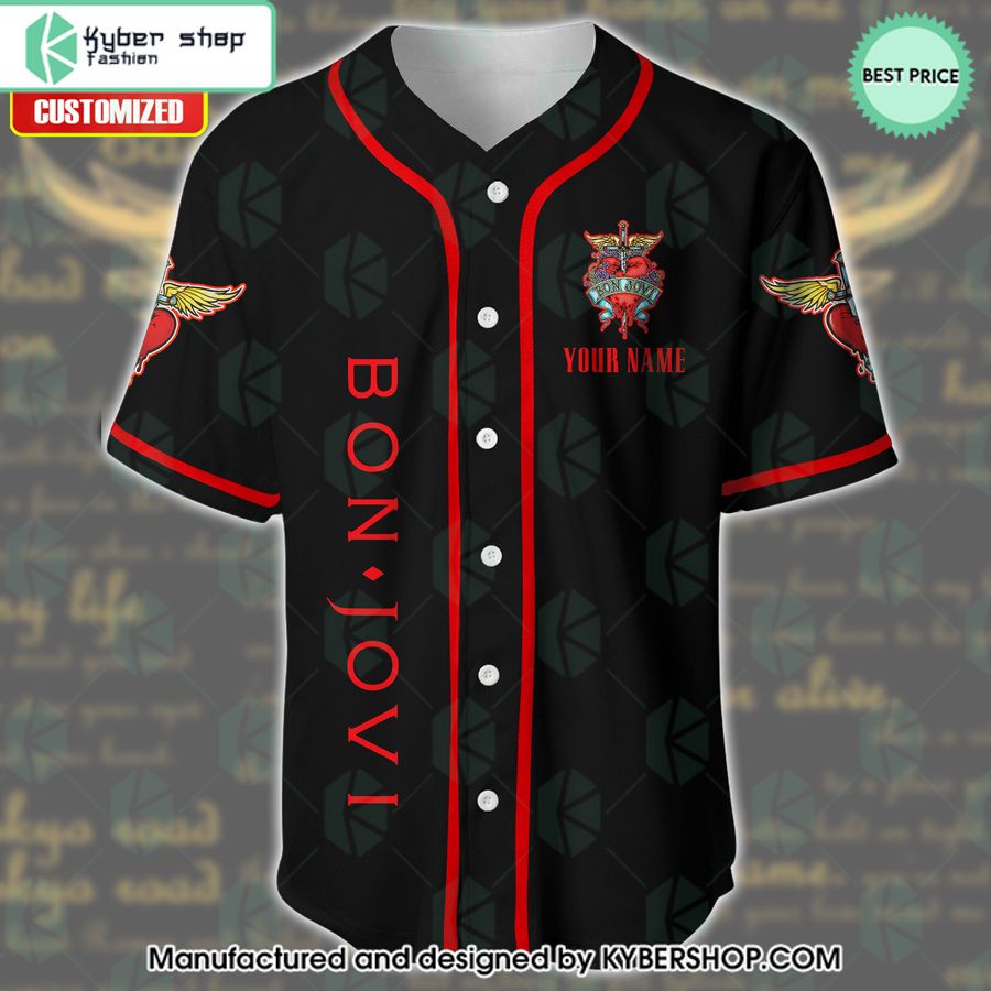 Bon Jovi CUSTOM Baseball Jersey