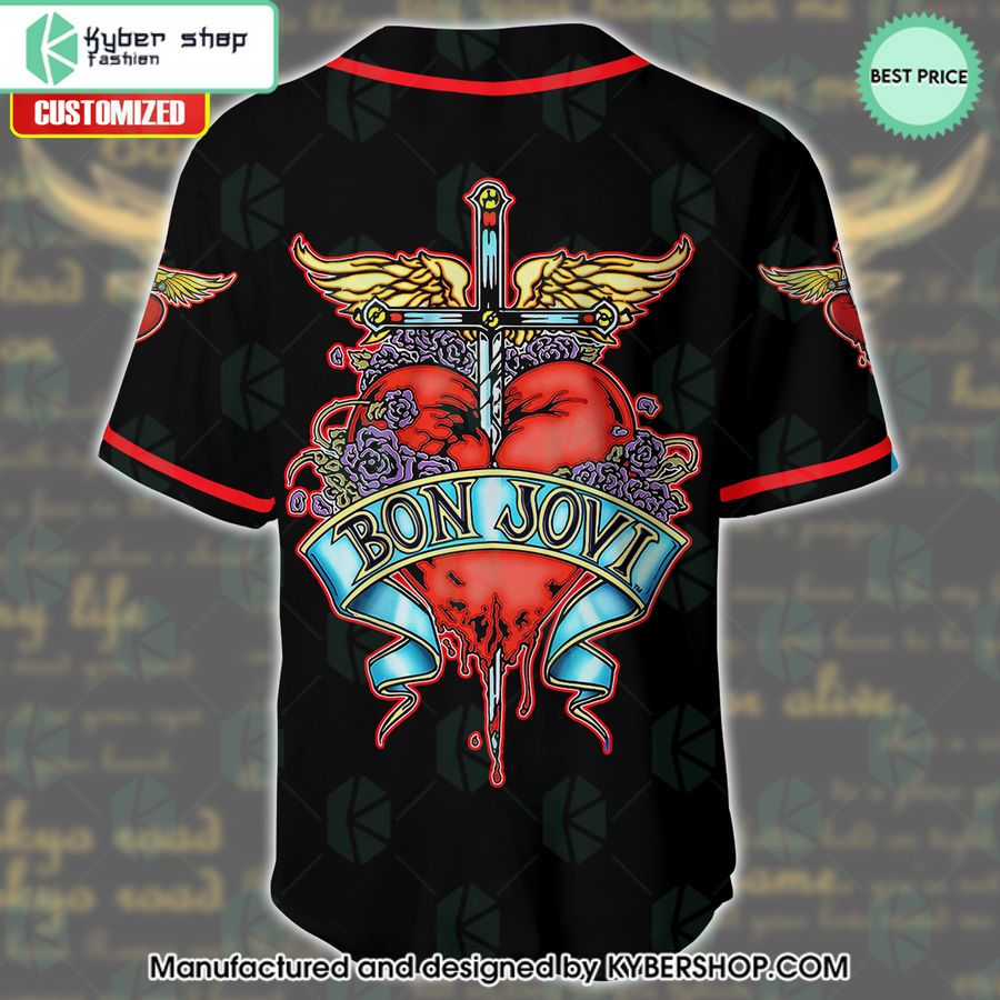 Bon Jovi CUSTOM Baseball Jersey