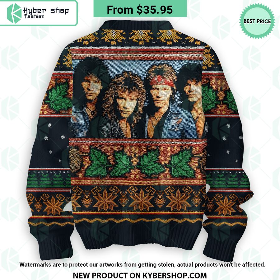 Bon Jovi Members Christmas Sweater