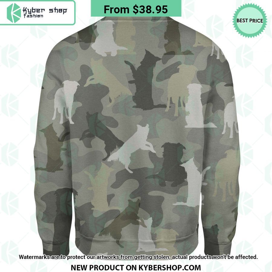 Border Collie Camo Sweatshirt