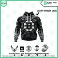 Boston Bruins Camo Color CUSTOM Your Service Branches Hoodie