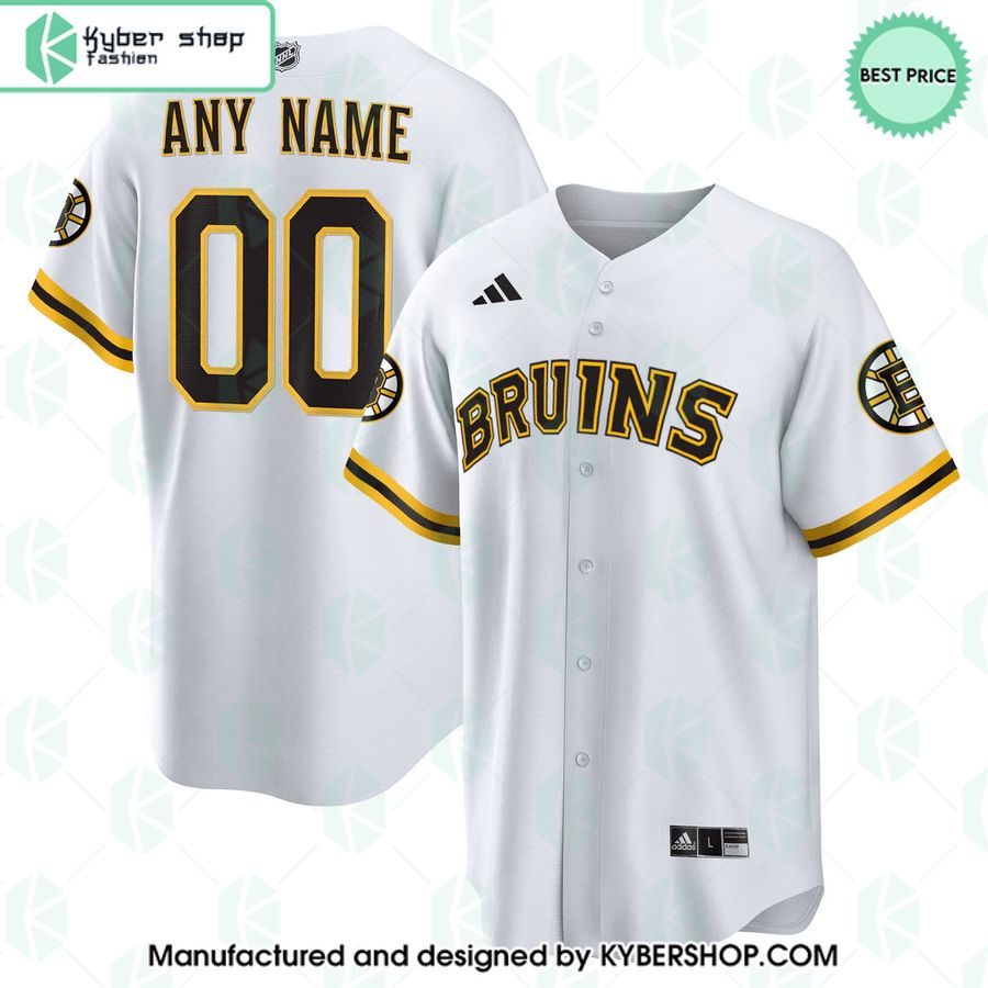 Boston Bruins CUSTOM Baseball Jersey