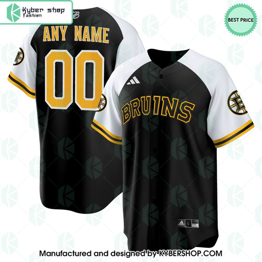 Boston Bruins CUSTOM Baseball Jersey