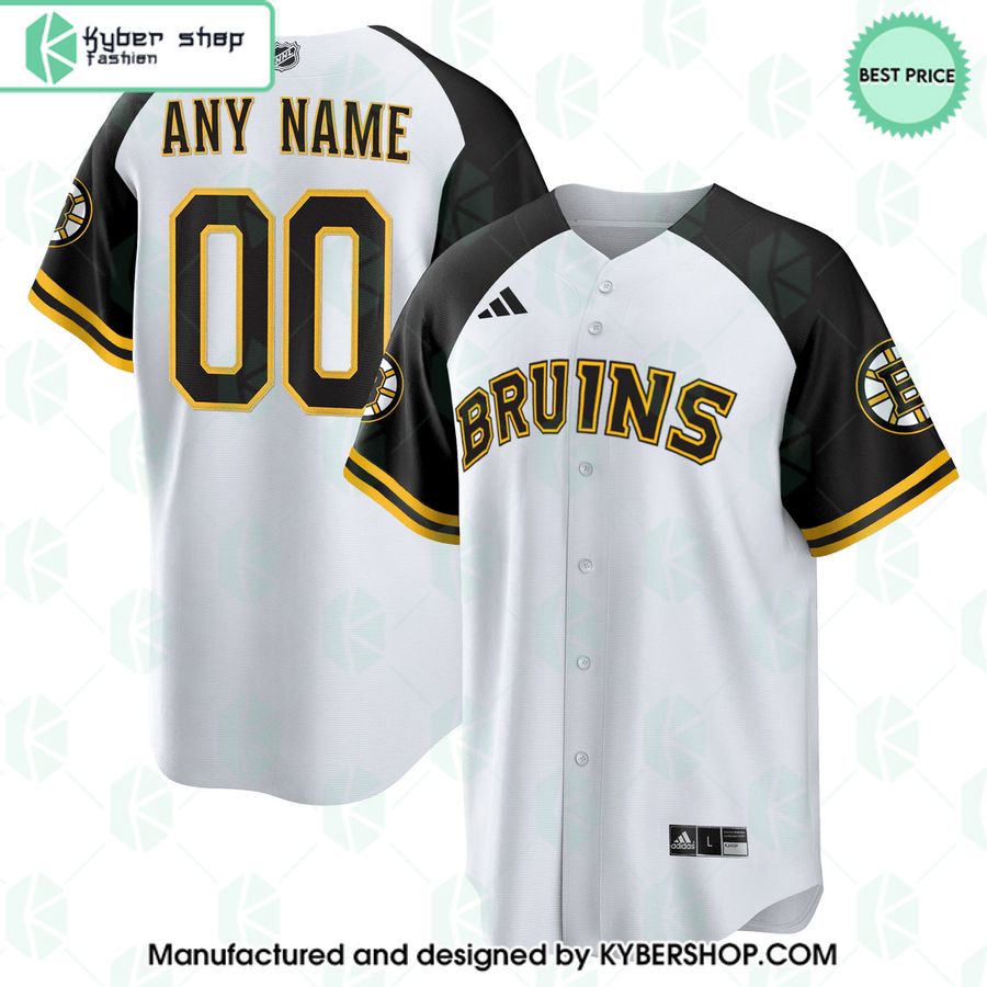 Boston Bruins CUSTOM Baseball Jersey
