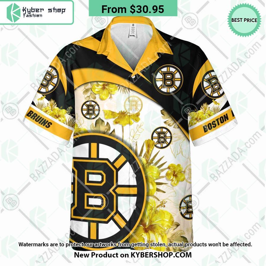 Boston Bruins custom personalized Hawaiian Shirt